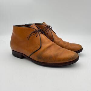 Al's Attire Leather Chukka Boots Handmade San Francisco Men's 13